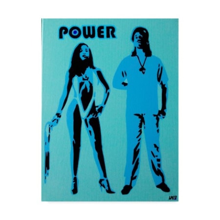 Abstract Graffiti 'Power' Canvas Art,14x19